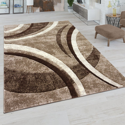 Tapis moderne pour salon, motif abstrait