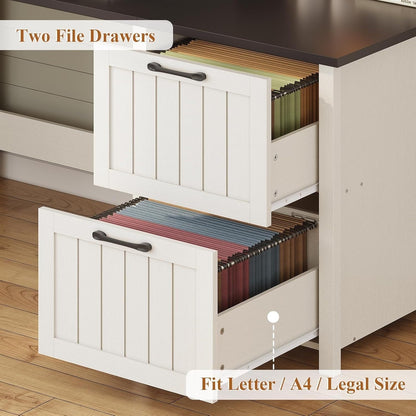 Bureau de direction de ferme Bureau à domicile Tiroir de classement Support d'écran Prise de courant