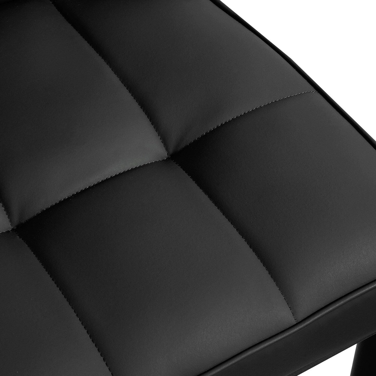 Lot de 2/4 chaises de salle à manger rembourrées en similicuir