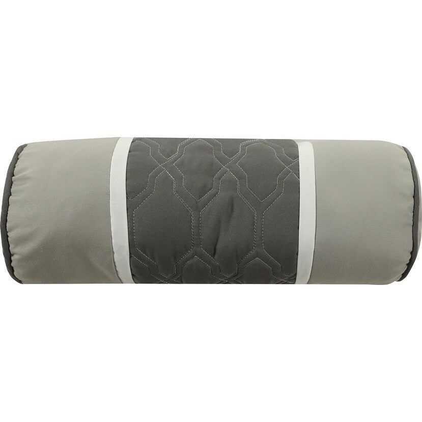 Ensemble de couette moderne à blocs de couleurs Nanshing Blake 7 pièces