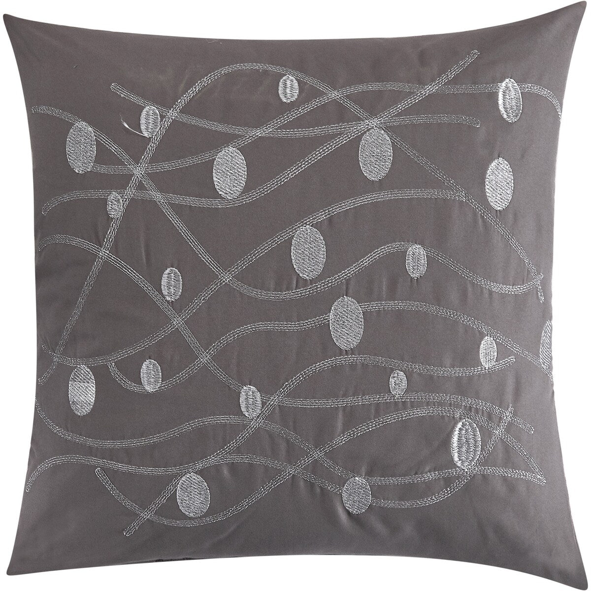 Ensemble de couette 7 pièces Nanshing Caspa à motif de feuilles chics