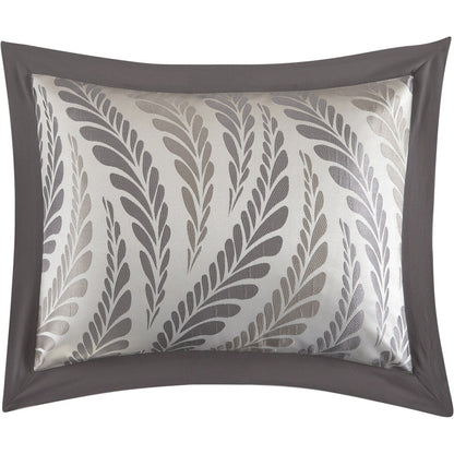 Ensemble de couette 7 pièces Nanshing Caspa à motif de feuilles chics