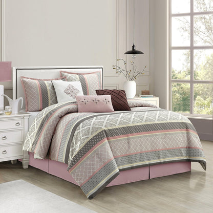 Ensemble de couette géométrique jacquard 7 pièces Nanshing Jensen