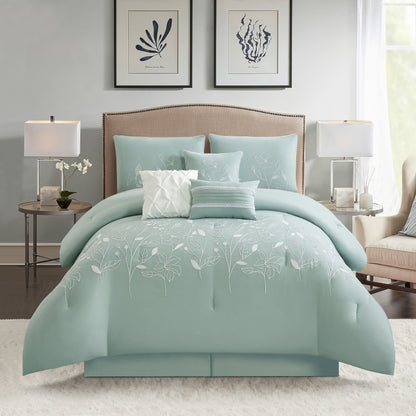 Ensemble de couette florale botanique 7 pièces Nanshing Taylor