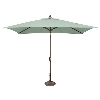 Parasol rectangulaire inclinable SimplyShade Catalina de 3 mètres (10 pieds) à bouton-poussoir