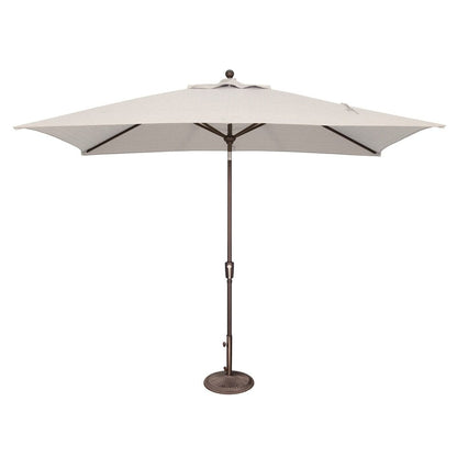 Parasol rectangulaire inclinable SimplyShade Catalina de 3 mètres (10 pieds) à bouton-poussoir