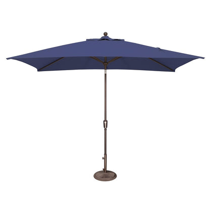 Parasol rectangulaire inclinable SimplyShade Catalina de 3 mètres (10 pieds) à bouton-poussoir