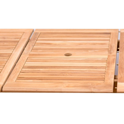 Ensemble de salle à manger d'extérieur Amazonia 11 pièces en teck certifié FSC - 10 places - 11 pièces