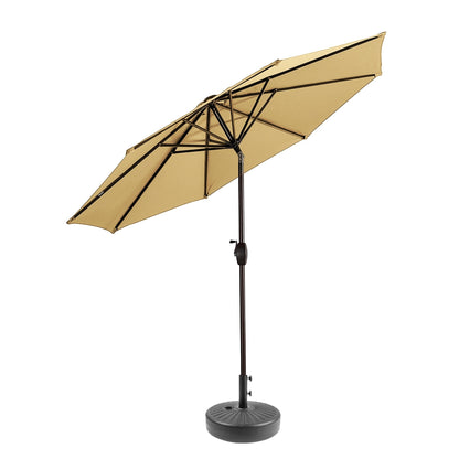 Parasol de patio Holme de 9 pieds et support de base