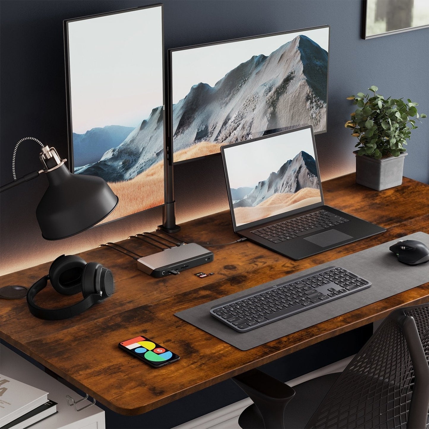 Bureau debout électrique réglable en hauteur Homall