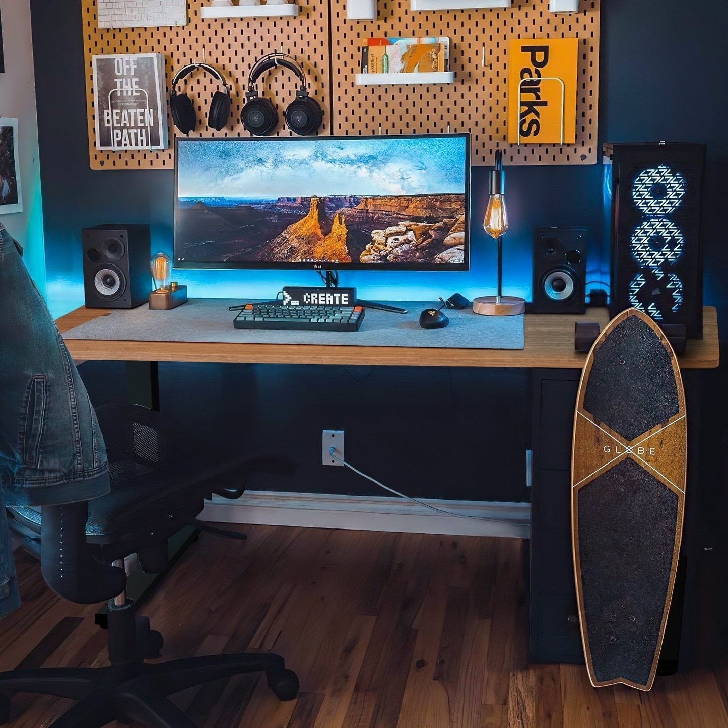 Bureau debout électrique réglable en hauteur Homall