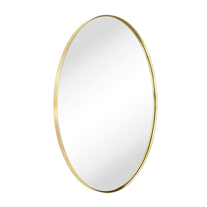 TEHOME Javell Oval Metal Wall Mirror