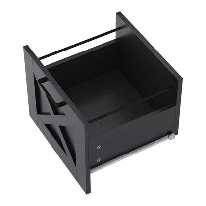 Bureau d'angle gaming Moasis en forme de L, 150 cm (59 pouces), avec support pour écran