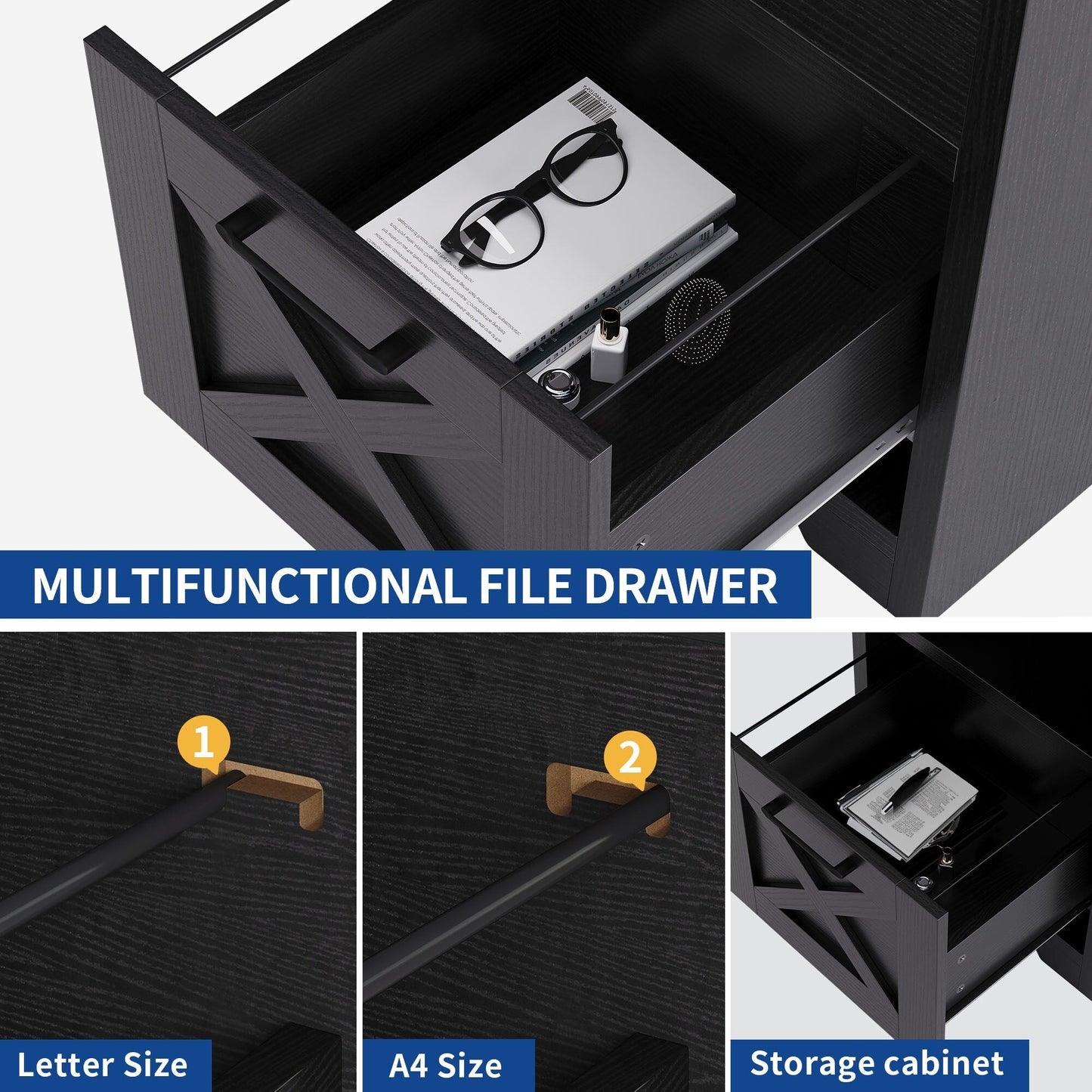 Bureau d'angle gaming Moasis en forme de L, 150 cm (59 pouces), avec support pour écran