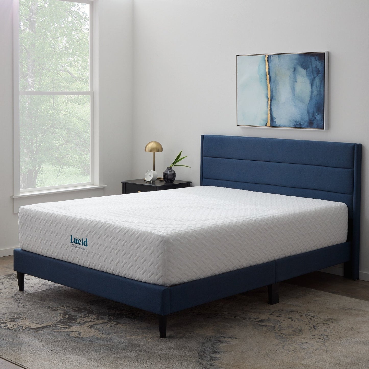 Matelas Lucid en mousse à mémoire de forme et gel de 14 pouces