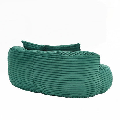 Canapé confortable et durable, fauteuil poire à dossier haut pour adultes et enfants - 2 places