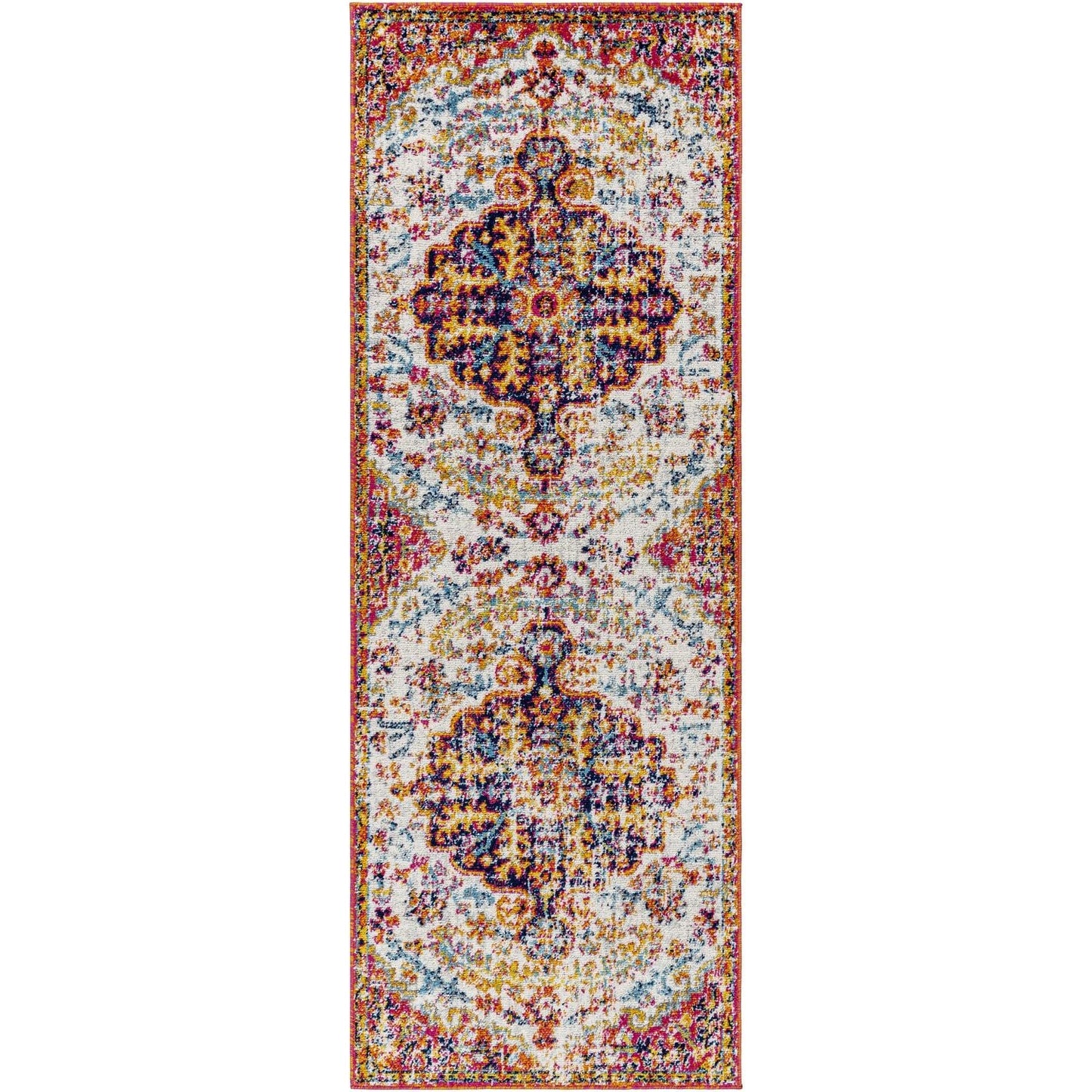 Tapis Livabliss Harput à médaillon traditionnel revisité