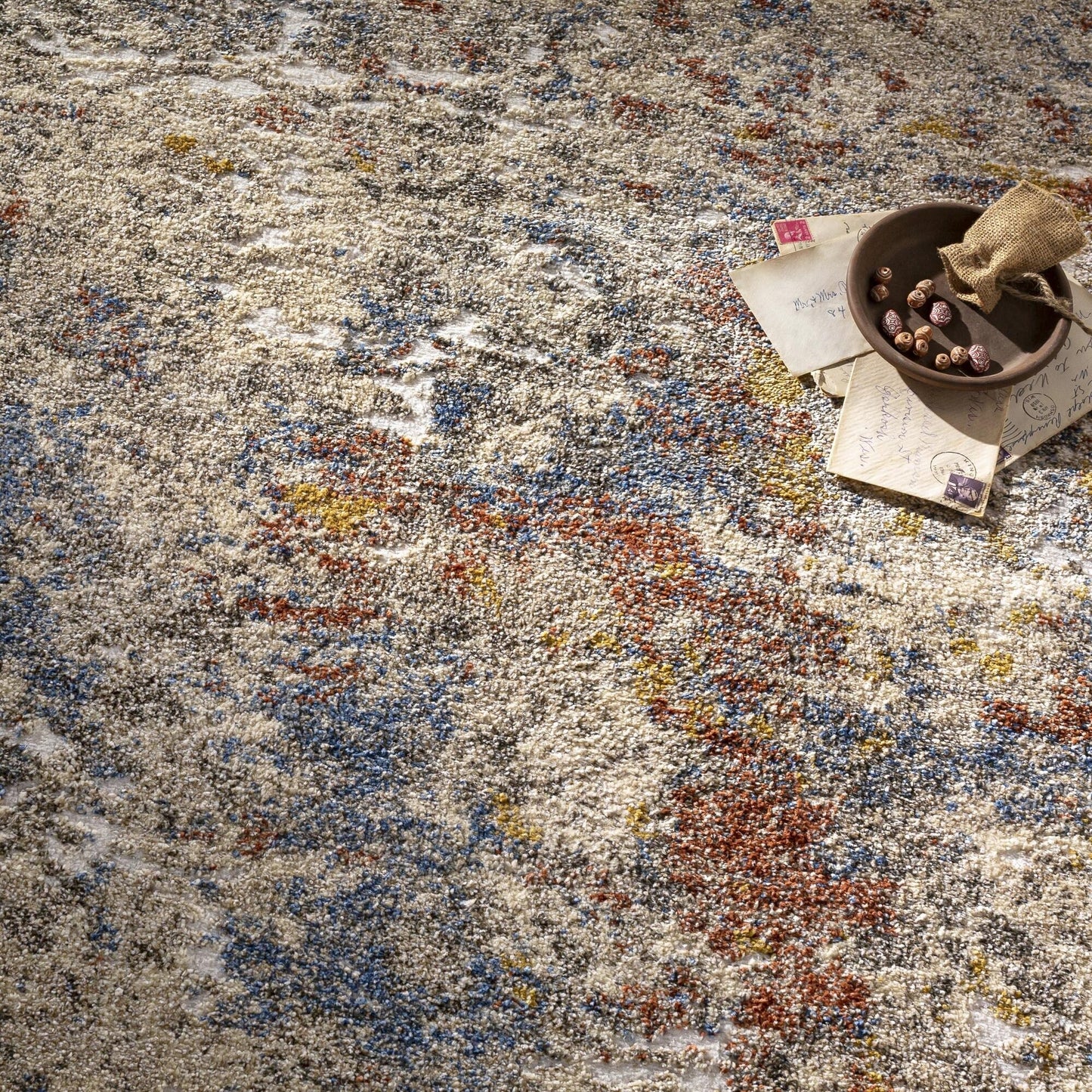 Tapis Livabliss Tuscany style Mid-Century à médaillon