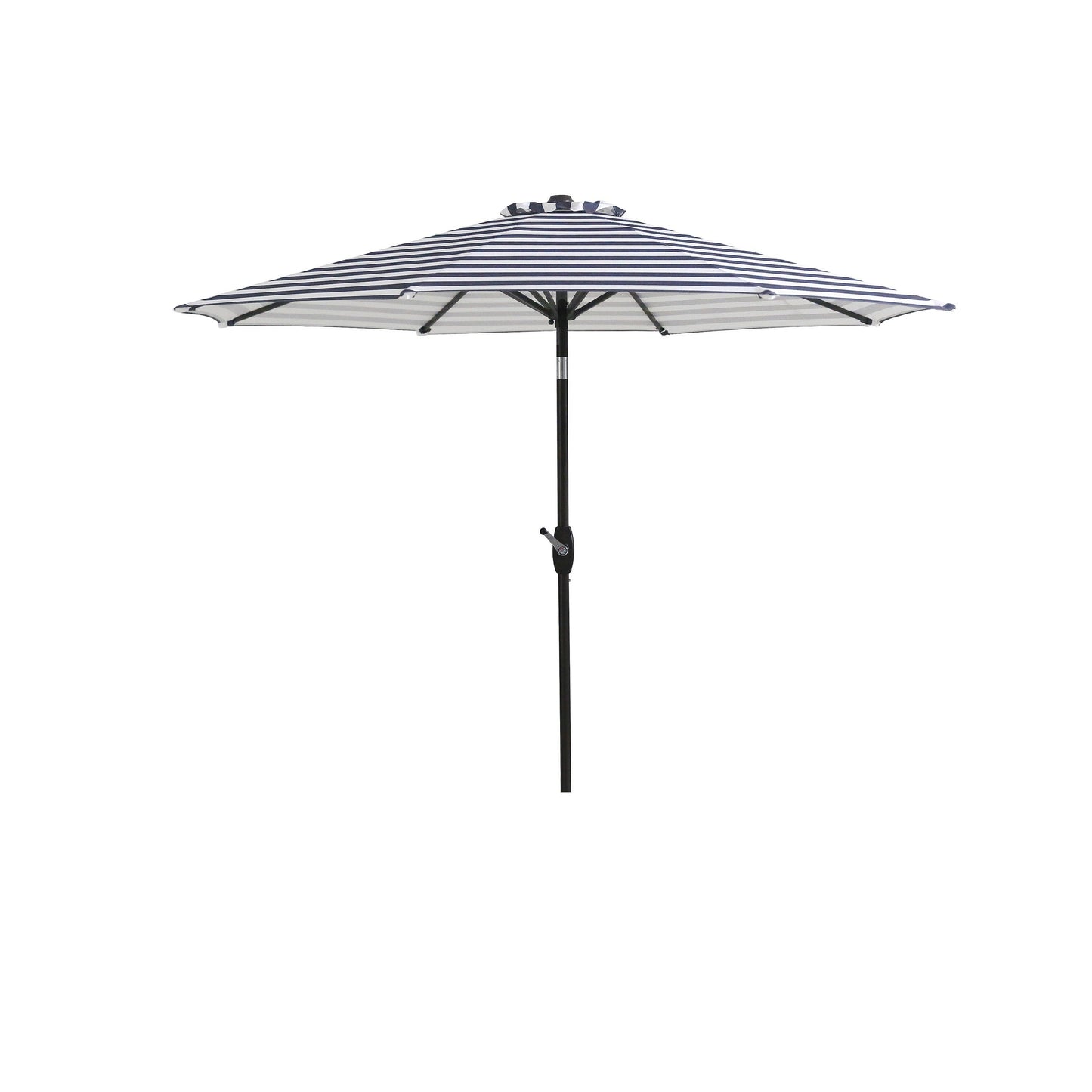 Parasol de terrasse Lopes de 2,74 m (9 pi) avec pied et support lestés finition bronze inclus