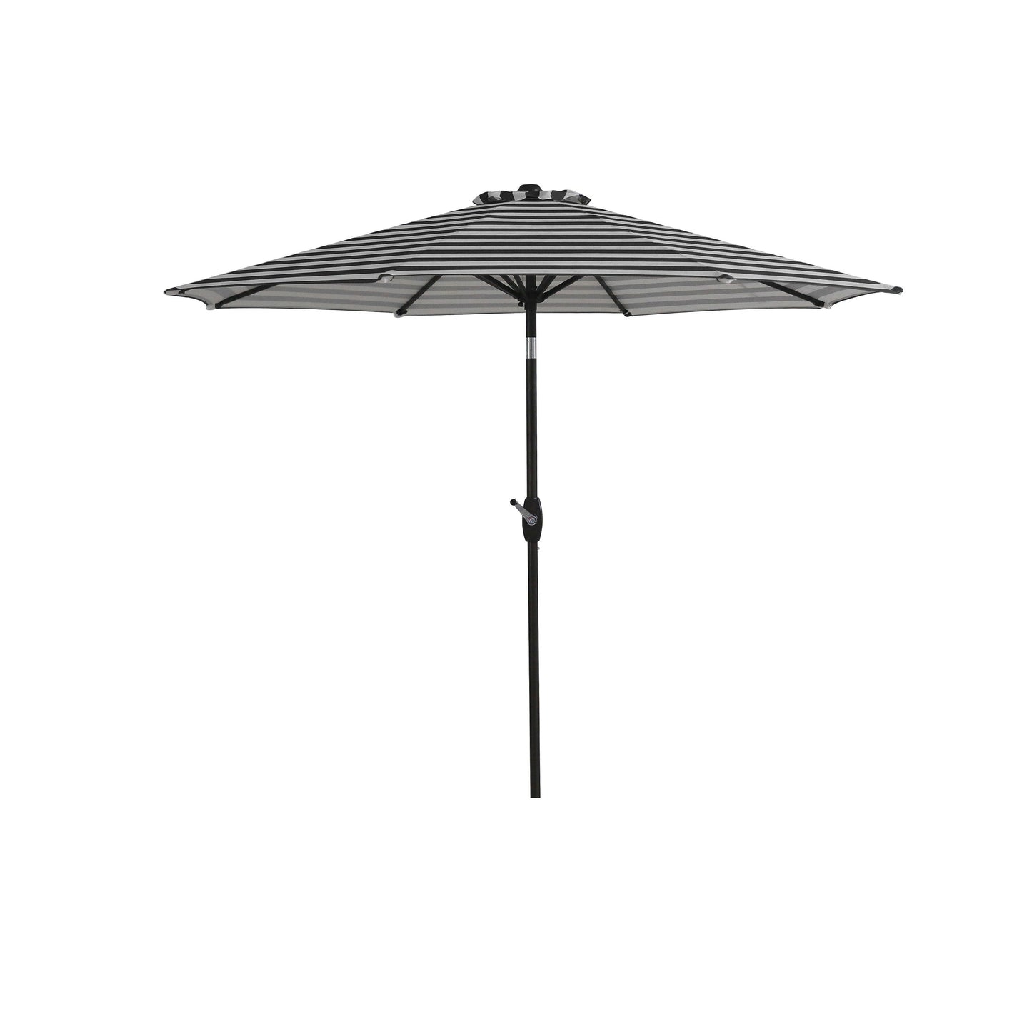 Parasol de terrasse Lopes de 2,74 m (9 pi) avec pied et support lestés finition bronze inclus