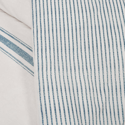 Ensemble de housse de couette 3 pièces à rayures style ferme Lush Decor