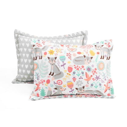 Couette Lush Decor Pixie Fox avec draps assortis, idéale pour la rentrée scolaire des enfants