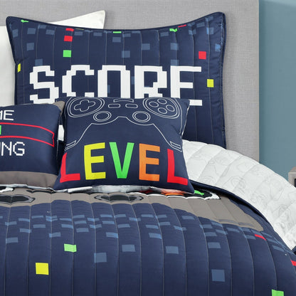 Ensemble de courtepointe 5 pièces pour enfants Lush Decor Jeux vidéo