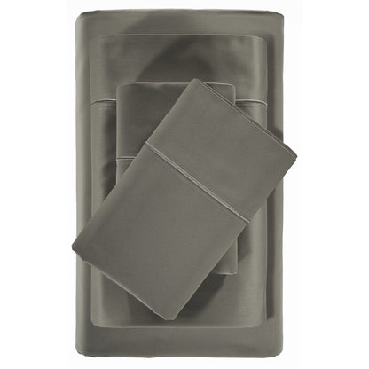 Ensemble de draps de lit ultra doux en satin de coton égyptien de luxe 800 fils.