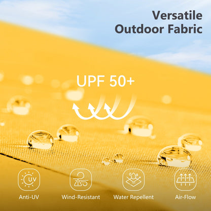 Parasol de terrasse double face extra large de 4 m (13 pi) avec manivelle, MAISON ARTS