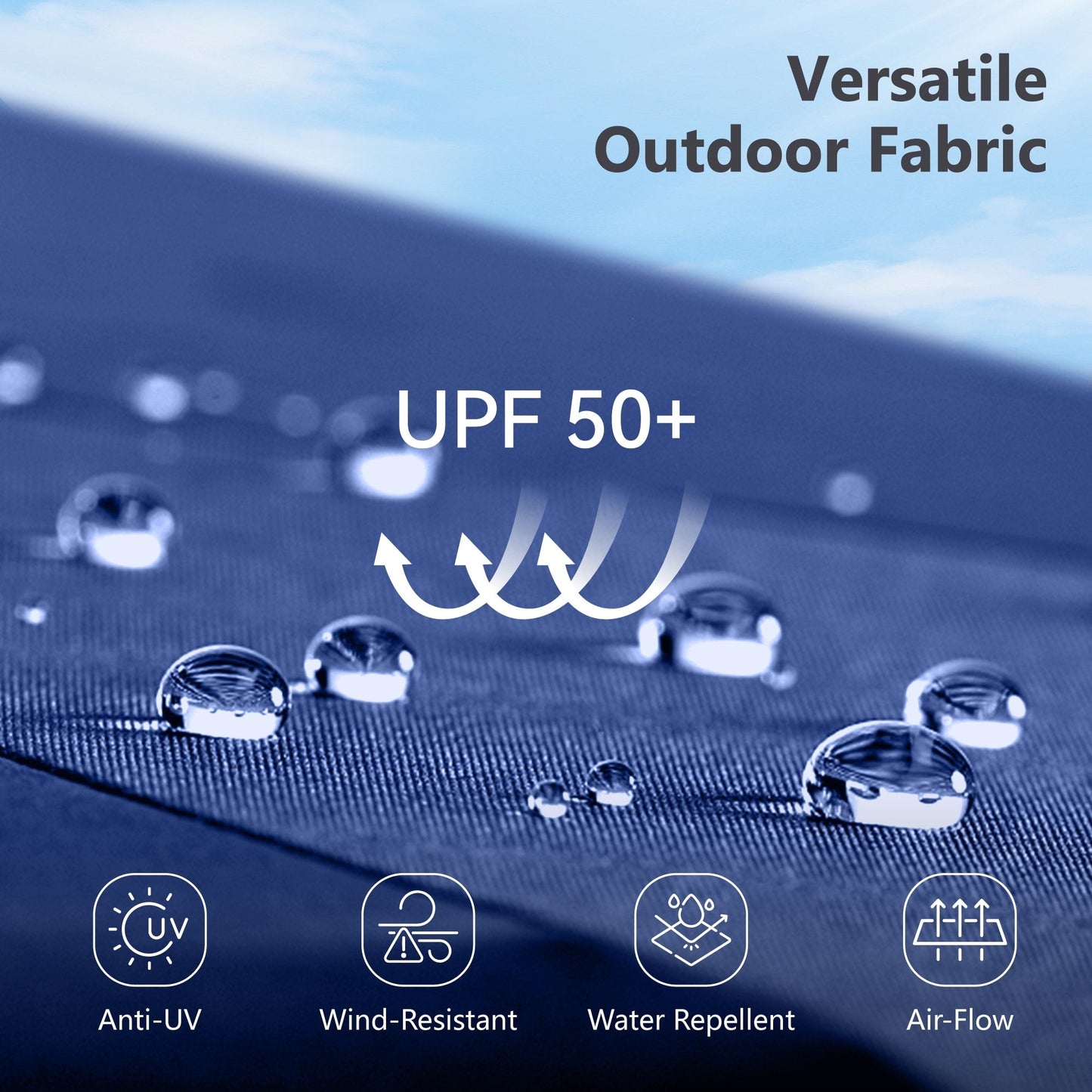 Parasol de terrasse double face extra large de 4 m (13 pi) avec manivelle, MAISON ARTS