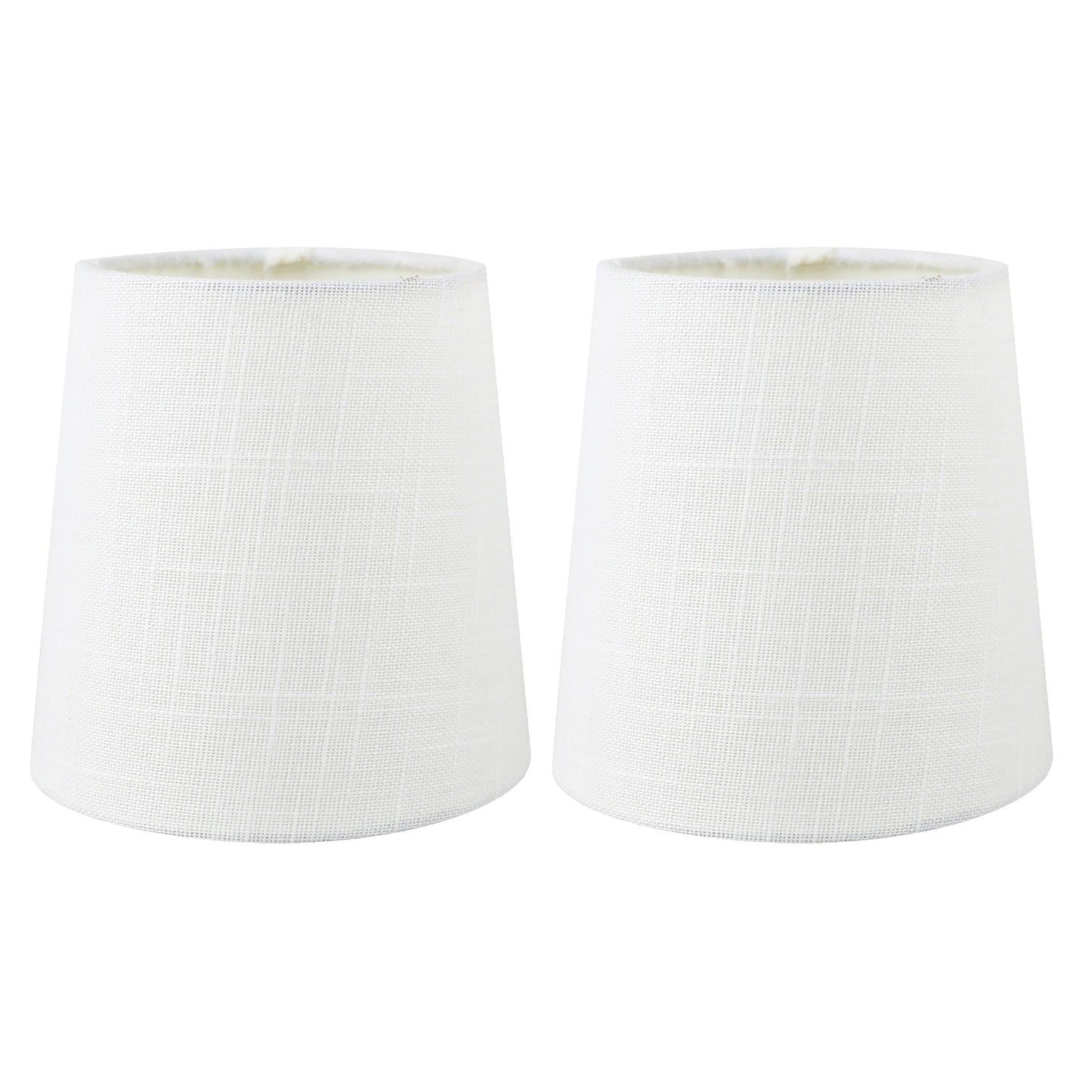 Abat-jour à pince en lin MERIVILLE pour lustre, 10 cm x 12,5 cm x 12,5 cm