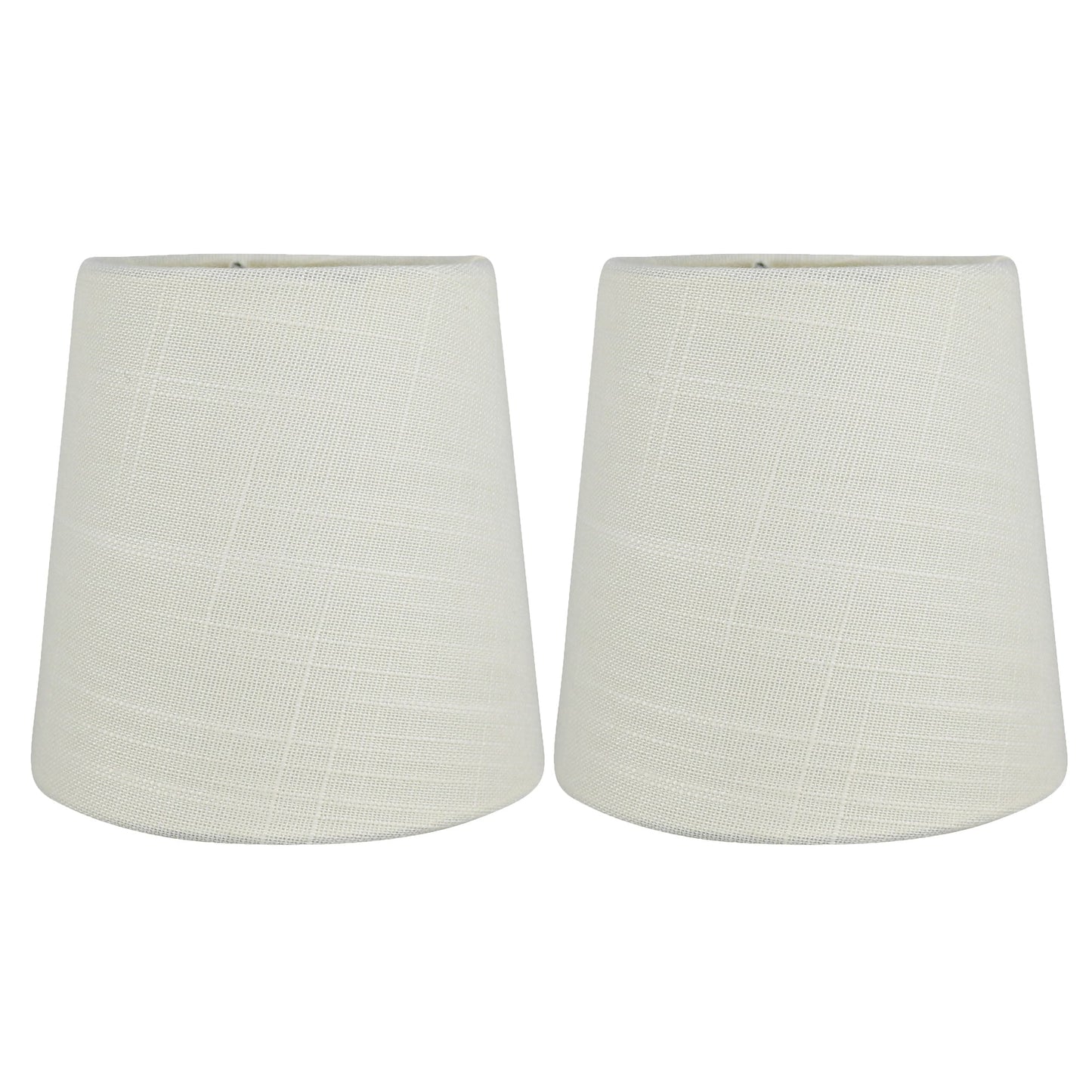 Abat-jour à pince en lin MERIVILLE pour lustre, 10 cm x 12,5 cm x 12,5 cm