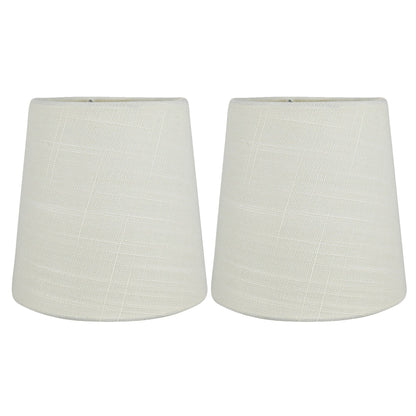Abat-jour à pince en lin MERIVILLE pour lustre, 10 cm x 12,5 cm x 12,5 cm