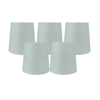 Abat-jour à pince en lin MERIVILLE pour lustre, 10 cm x 12,5 cm x 12,5 cm