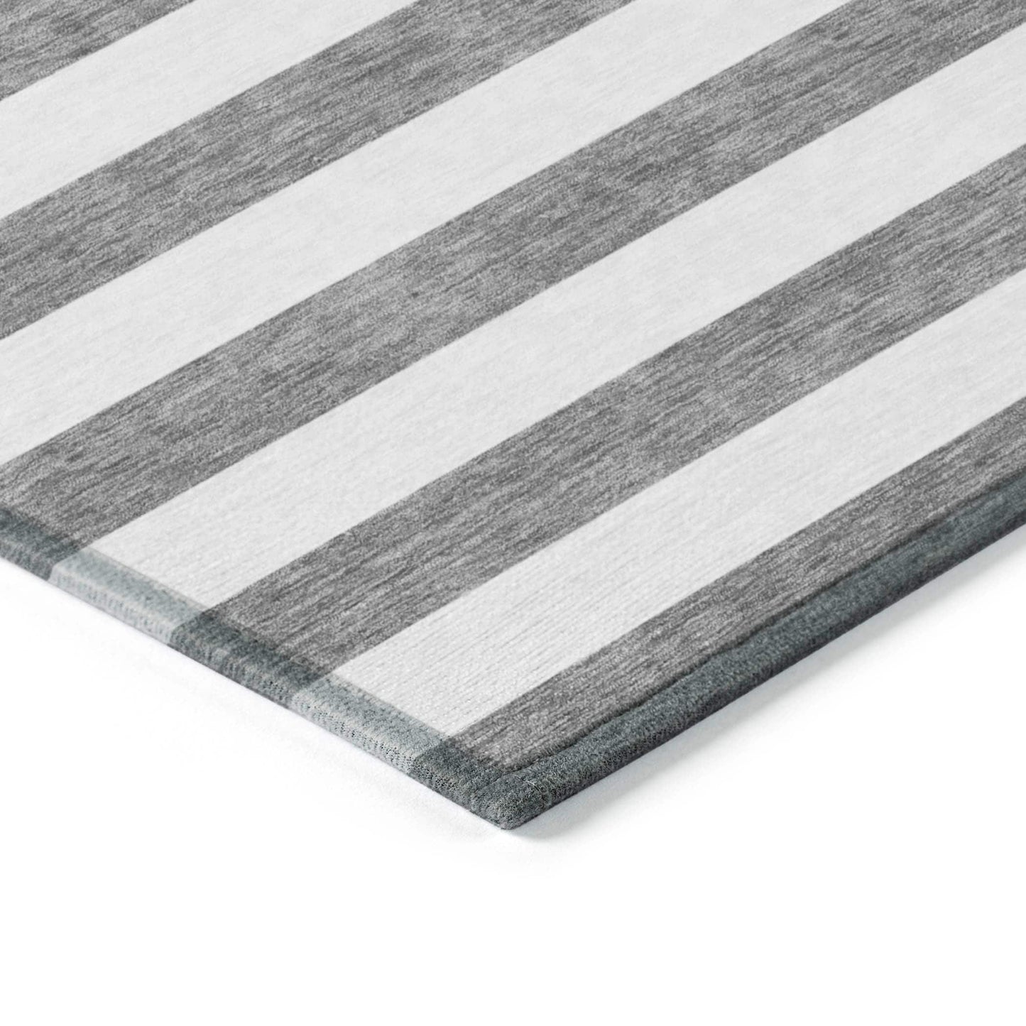Tapis Chantille à rayures cabana lavable en machine pour intérieur/extérieur