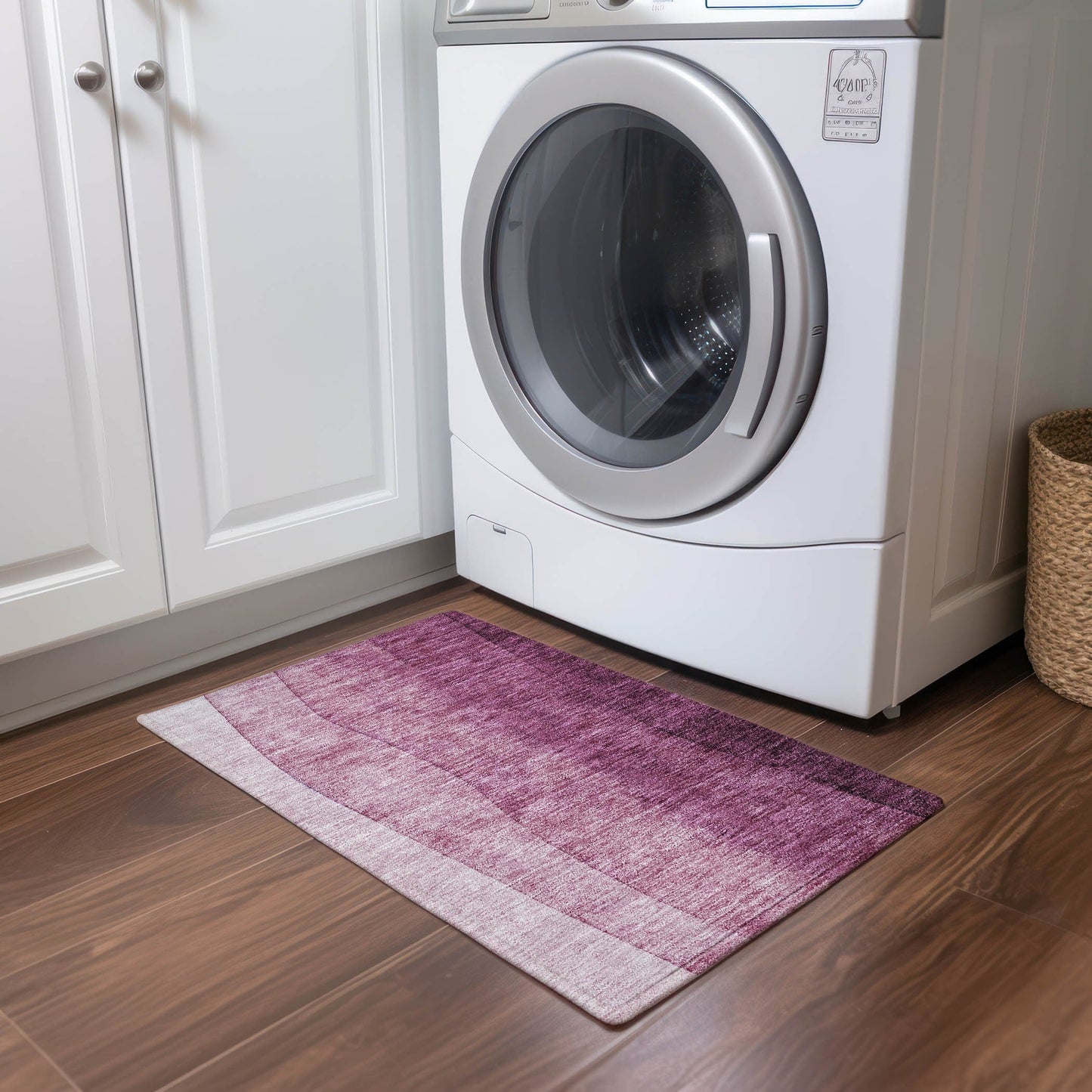 Tapis Chantille contemporain ombré lavable en machine pour intérieur/extérieur