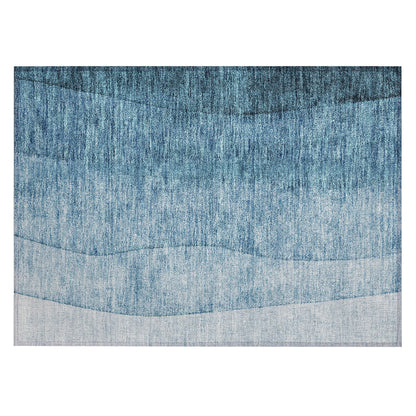 Tapis Chantille contemporain ombré lavable en machine pour intérieur/extérieur