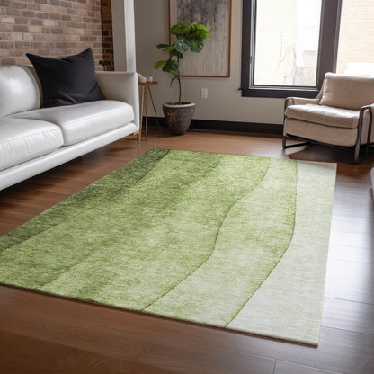 Tapis Chantille contemporain ombré lavable en machine pour intérieur/extérieur