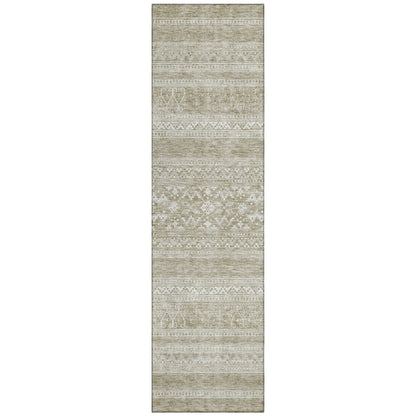 Tapis Chantille tribal bohème lavable en machine pour intérieur/extérieur