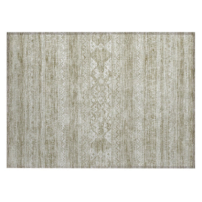 Tapis Chantille tribal bohème lavable en machine pour intérieur/extérieur