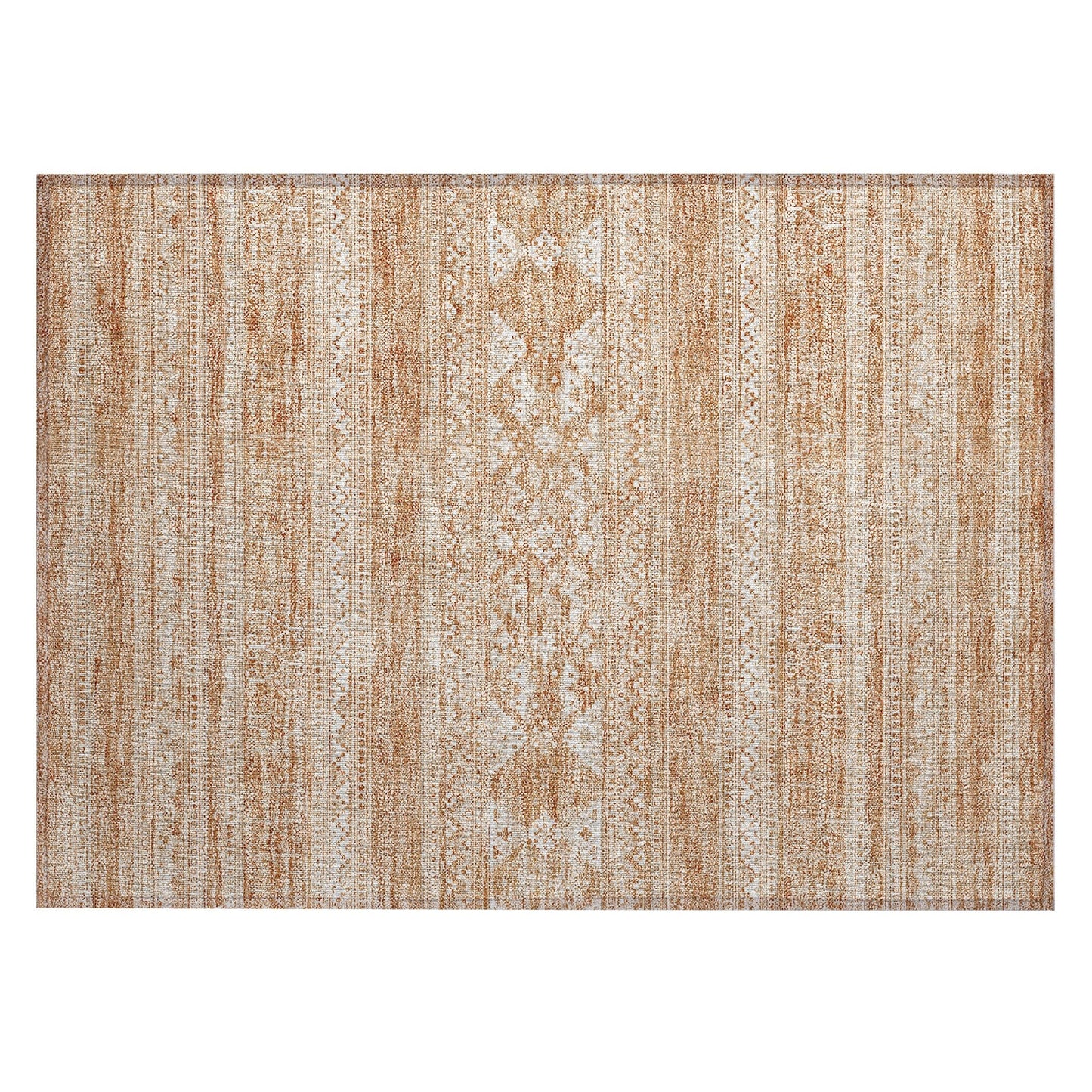 Tapis Chantille tribal bohème lavable en machine pour intérieur/extérieur