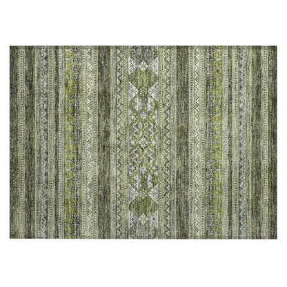 Tapis Chantille tribal bohème lavable en machine pour intérieur/extérieur