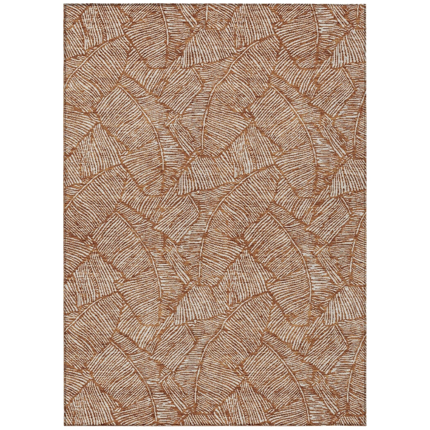 Tapis Chantille Tropical Palm lavable en machine pour intérieur/extérieur