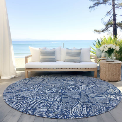Tapis Chantille Tropical Palm lavable en machine pour intérieur/extérieur