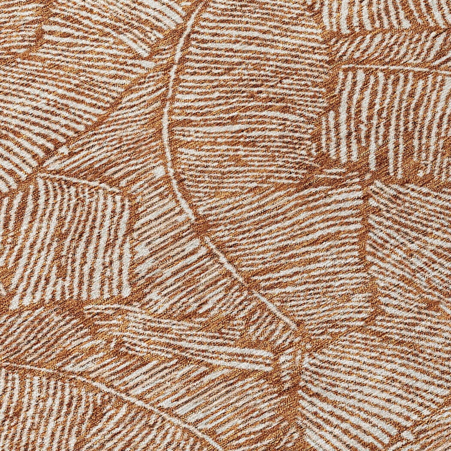 Tapis Chantille Tropical Palm lavable en machine pour intérieur/extérieur