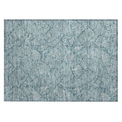 Tapis Chantille Tropical Palm lavable en machine pour intérieur/extérieur