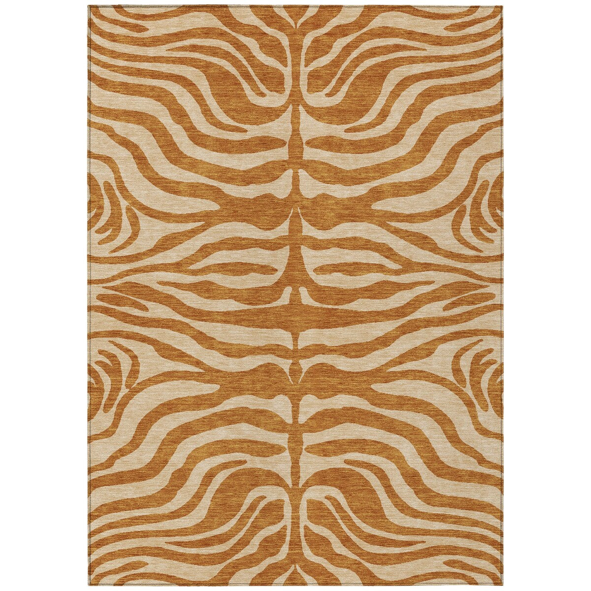Tapis Chantille moderne à motif animal, lavable en machine, pour intérieur et extérieur