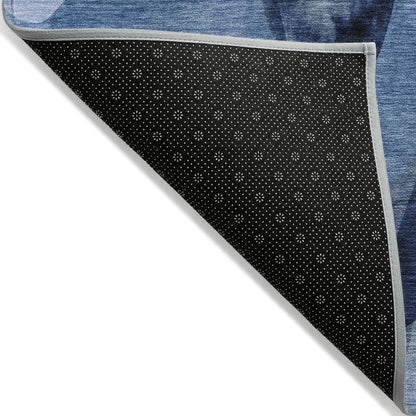 Tapis Chantille moderne lavable en machine pour intérieur/extérieur