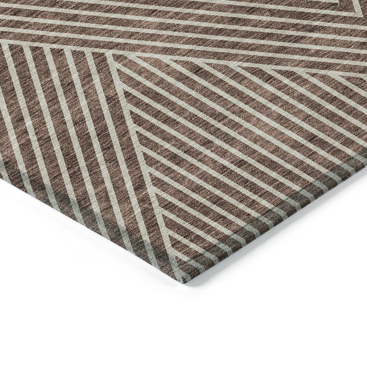 Tapis Chantille géométrique moderne lavable en machine pour intérieur/extérieur