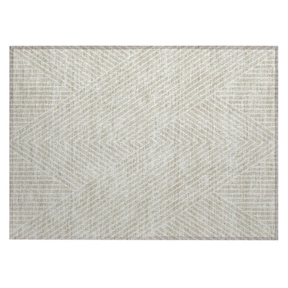 Tapis Chantille géométrique moderne lavable en machine pour intérieur/extérieur